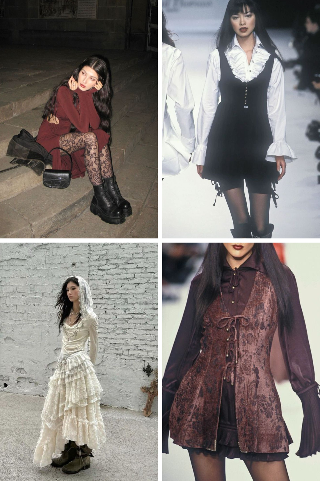 Soft Goth: la estética oscura y elegante que domina la moda actual