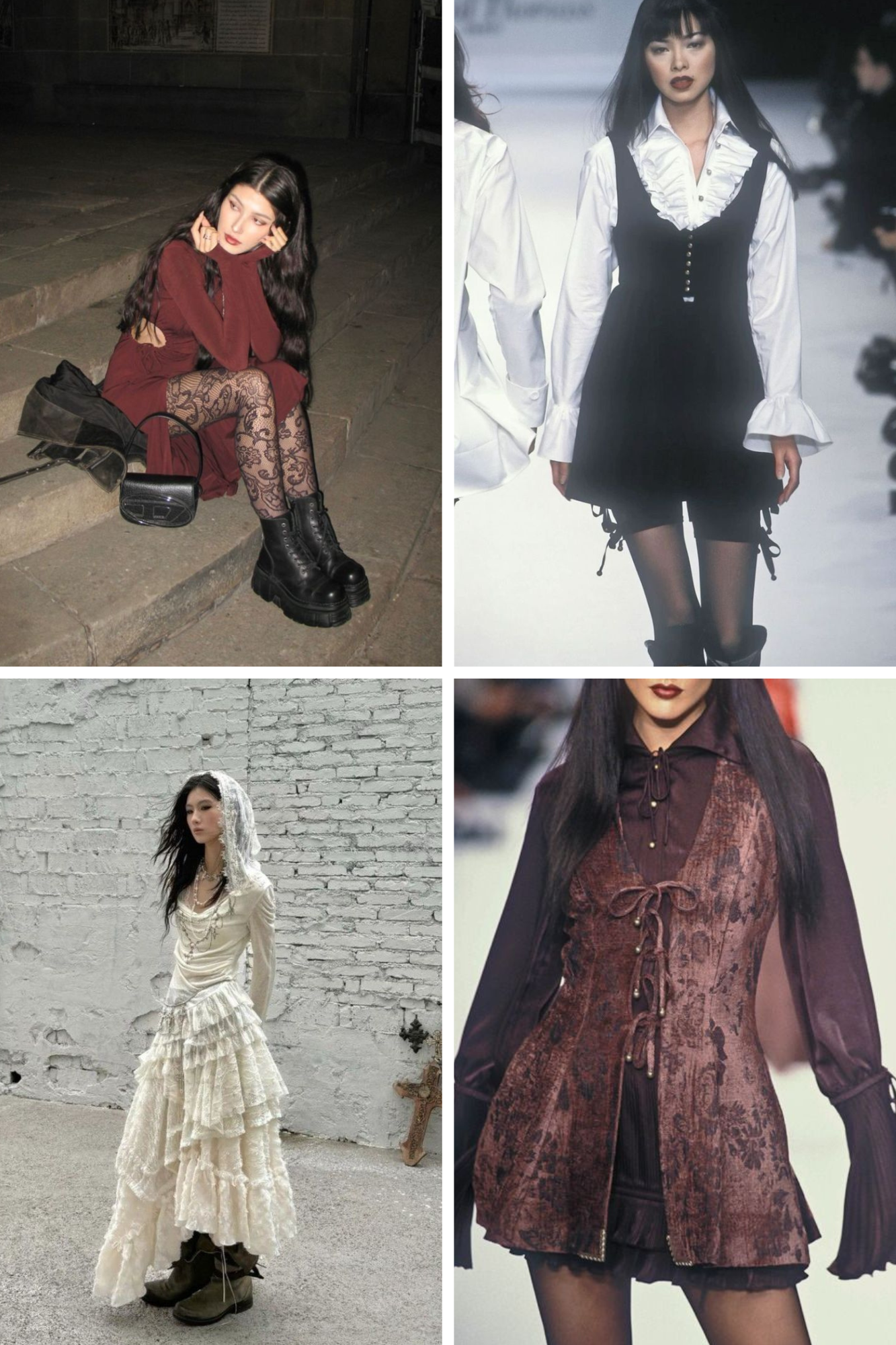 Soft Goth: la estética oscura y elegante que domina la moda actual