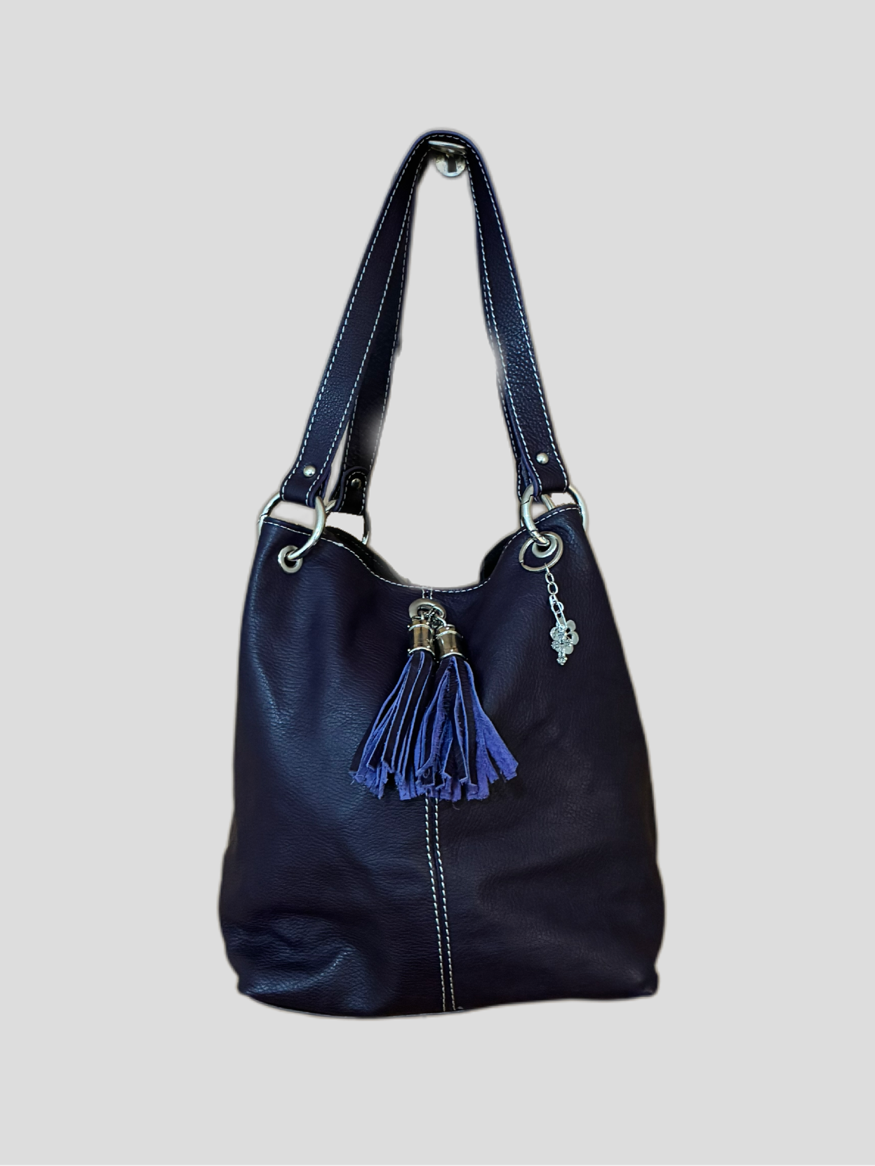 Vintage Purple Hobo Barrokha Bag