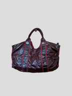 Adolfo Domínguez burgundy Barrokha vintage bag