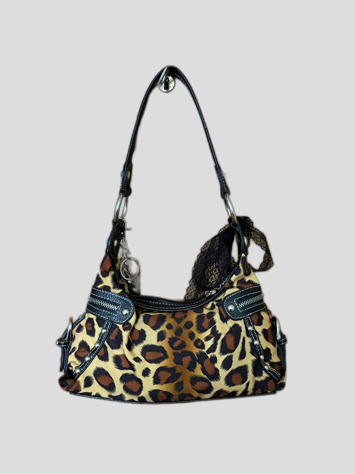 Vintage leopard jewel bag Kathy Van Zeeland Barrokha