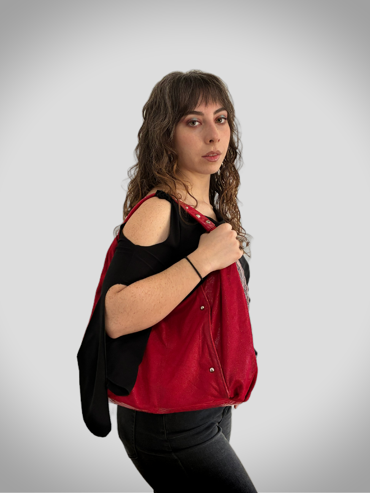 Bolso vintage Kathy Van Zeeland red Barrokha