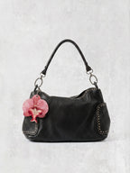Vintage leather bag with Barokha stitching