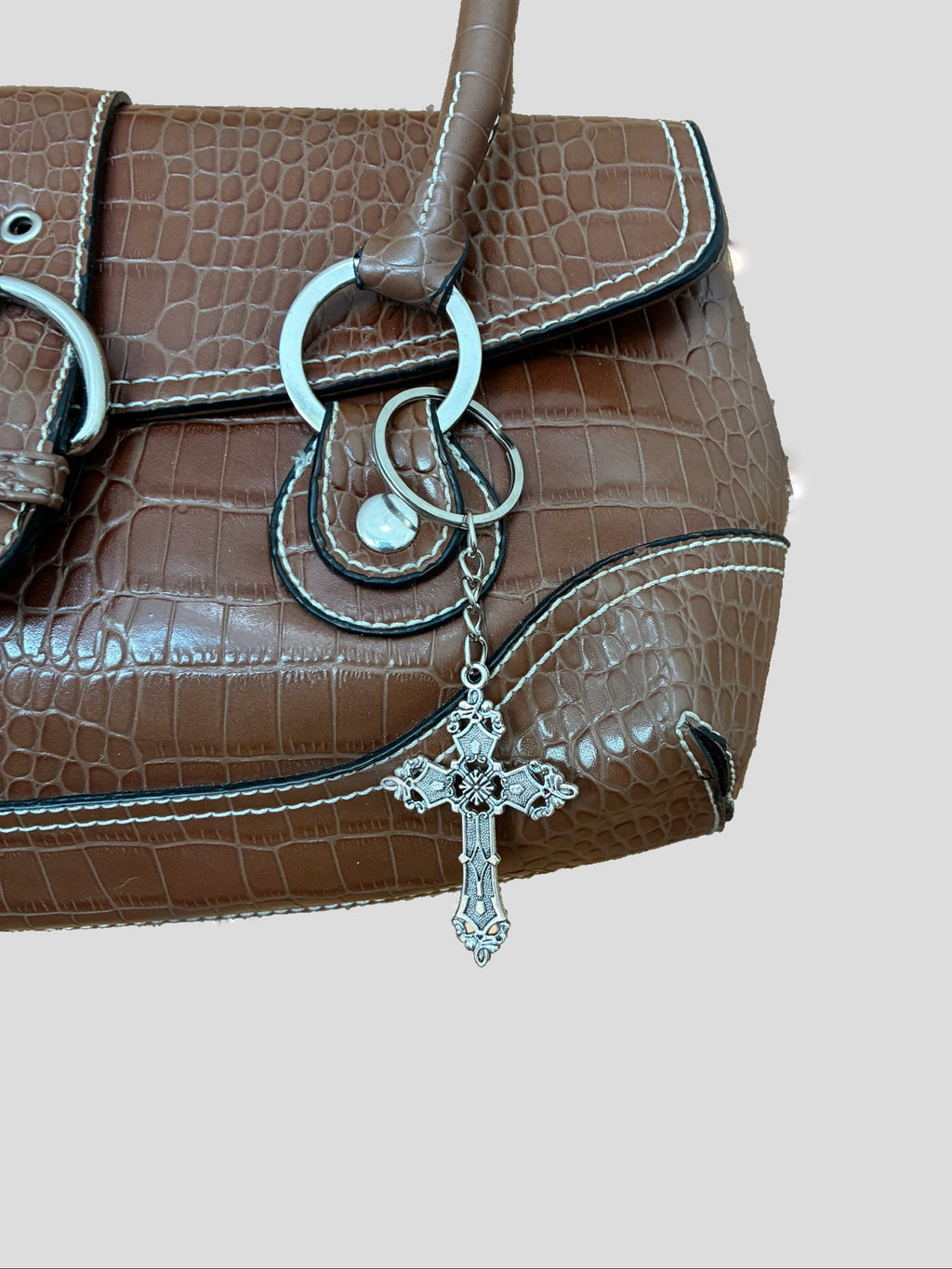 Vintage David Jones croc Barrokha bag