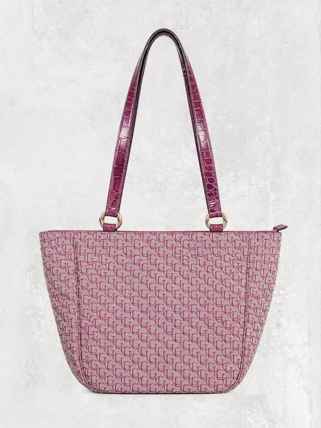 Guy Laroche Barrokha lilac monogram vintage bag