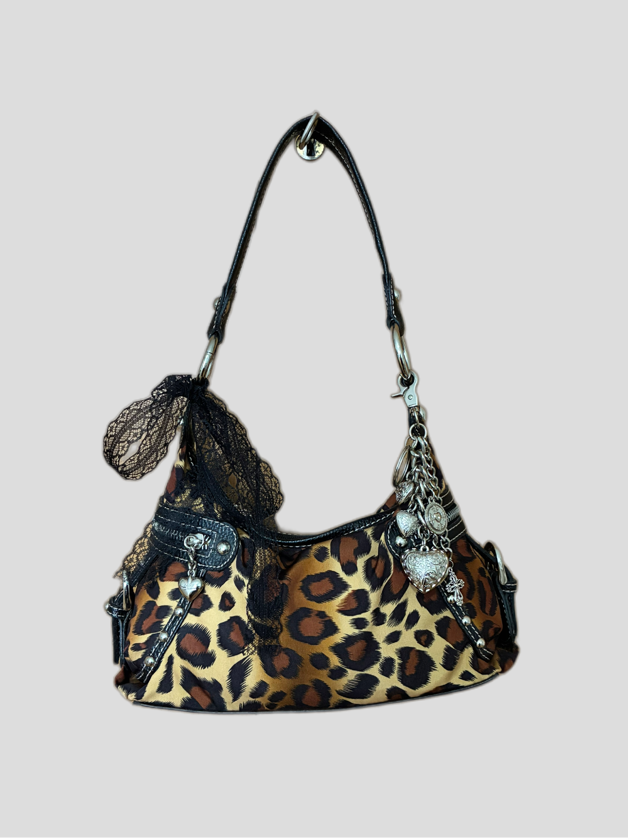 Vintage leopard jewel bag Kathy Van Zeeland Barrokha