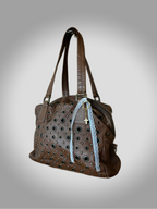 Bolso vintage piel perforado Las Pepas Barrokha
