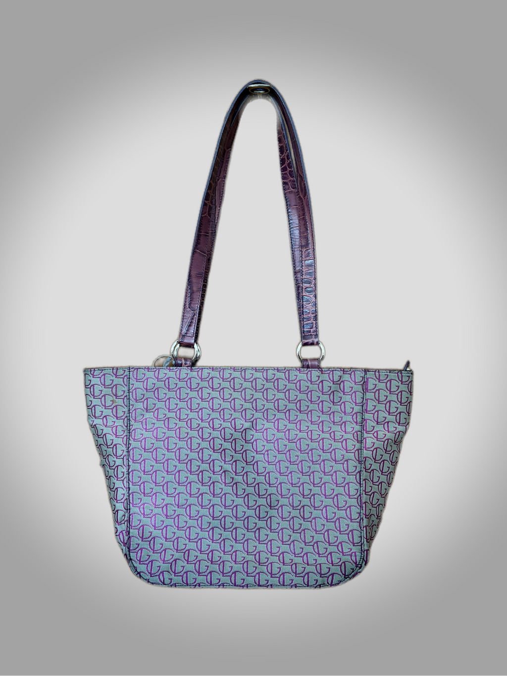 Guy Laroche Barrokha lilac monogram vintage bag