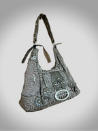 Bolso vintage David Jones hobo monogram Barrokha