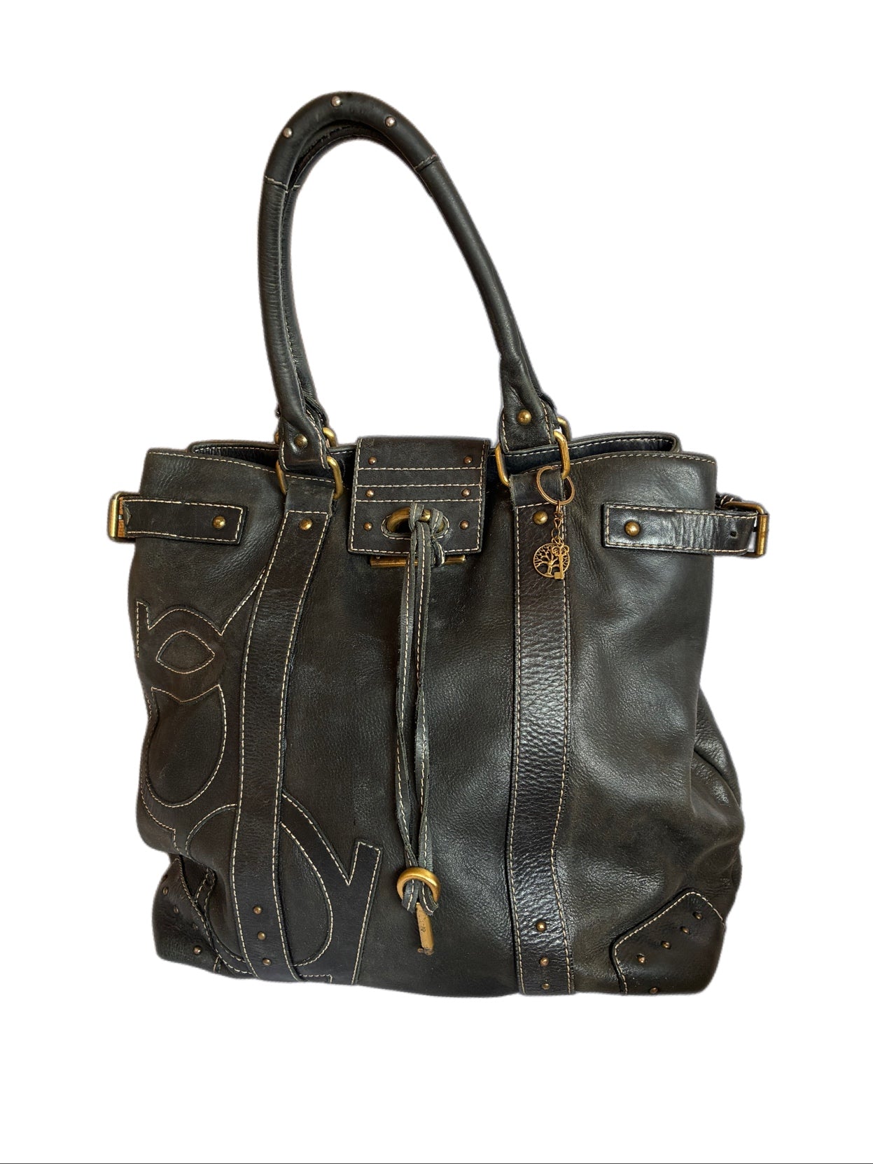 Bolso vintage piel Purificación García Barrokha