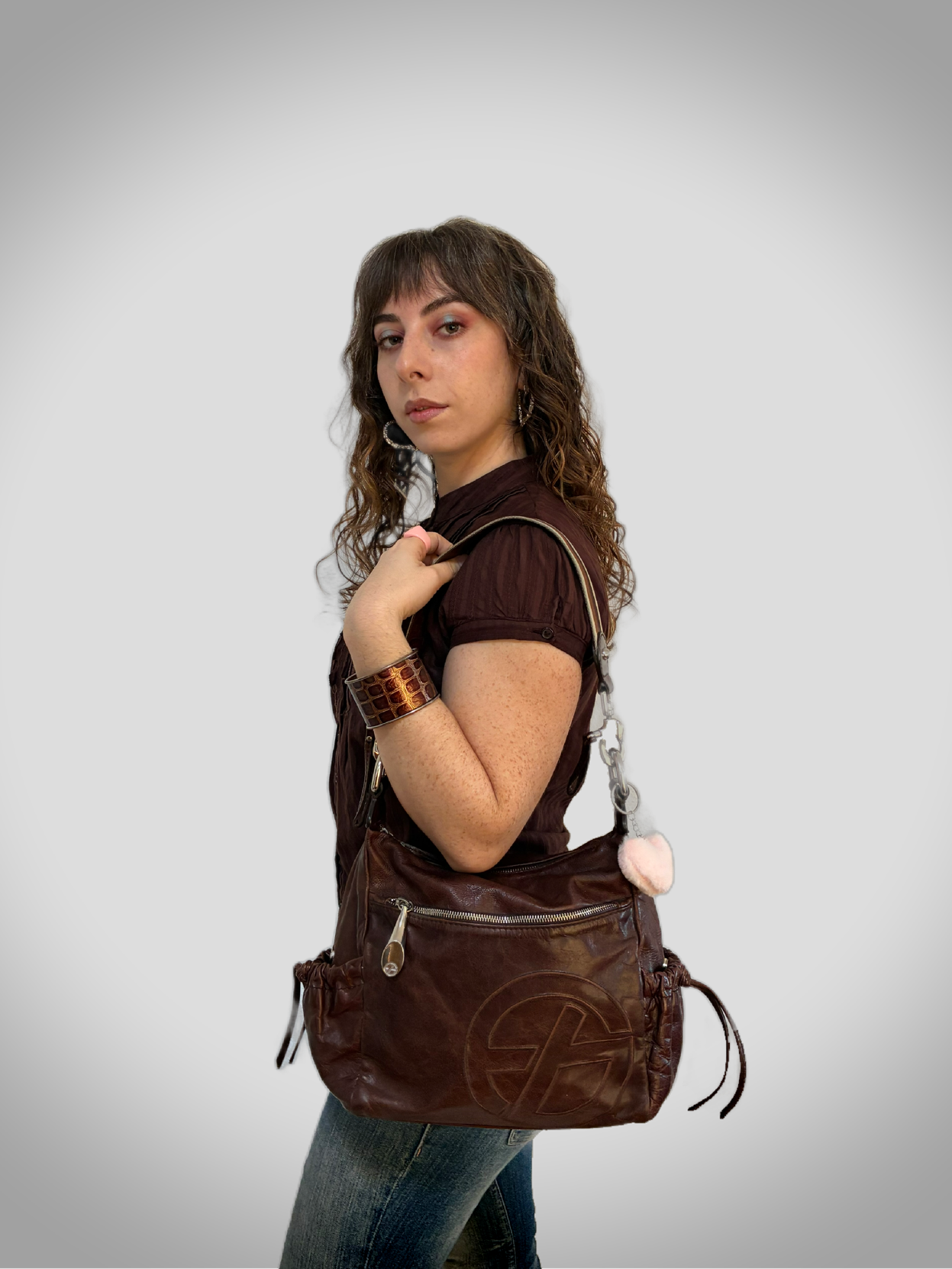 Francisco Biasia Barrokha vintage chocolate bag