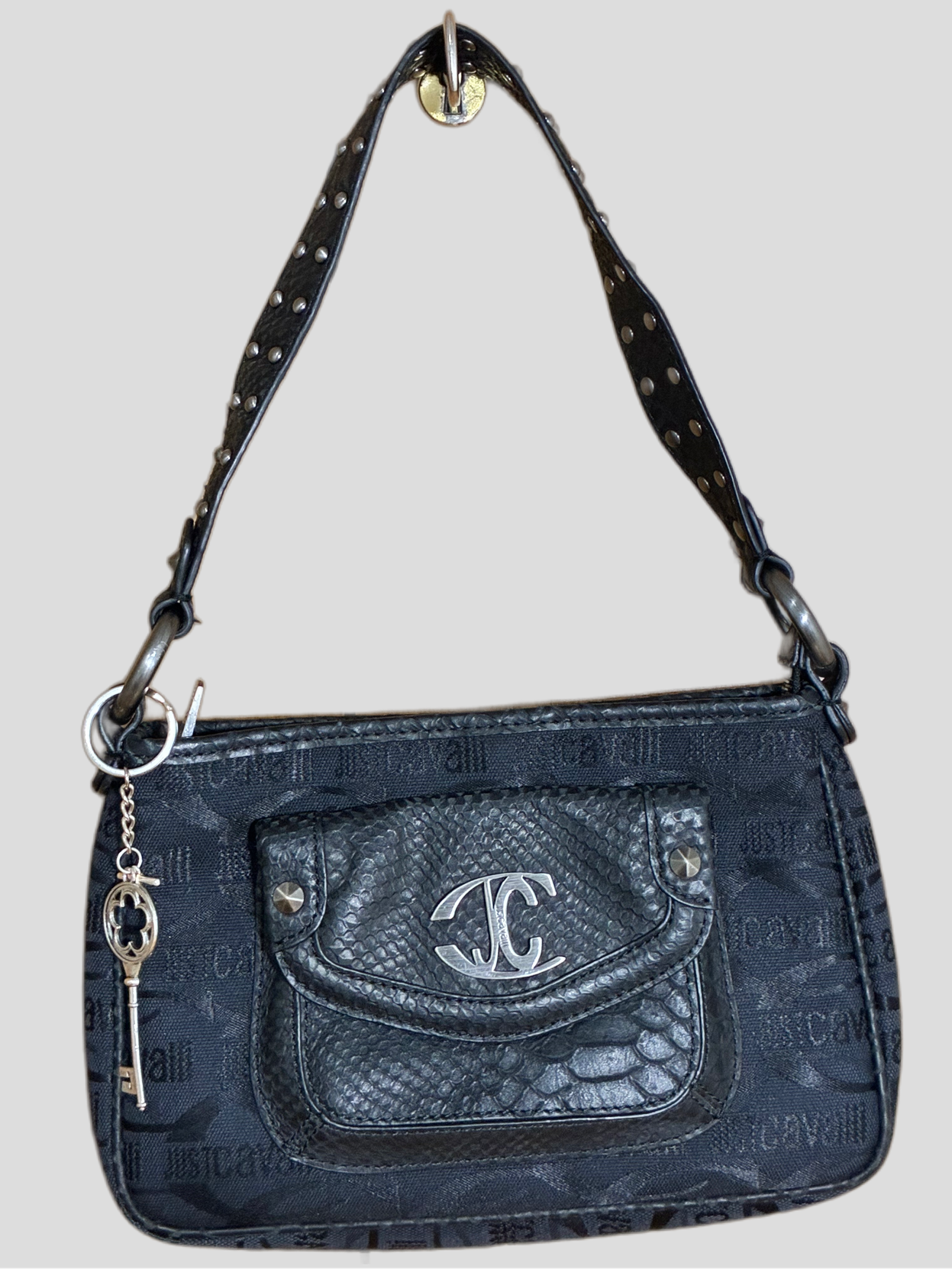 Bolso Just Cavalli vintage cuero baguette Barrokha
