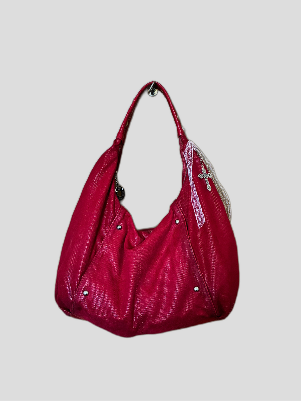 Bolso vintage Kathy Van Zeeland red Barrokha