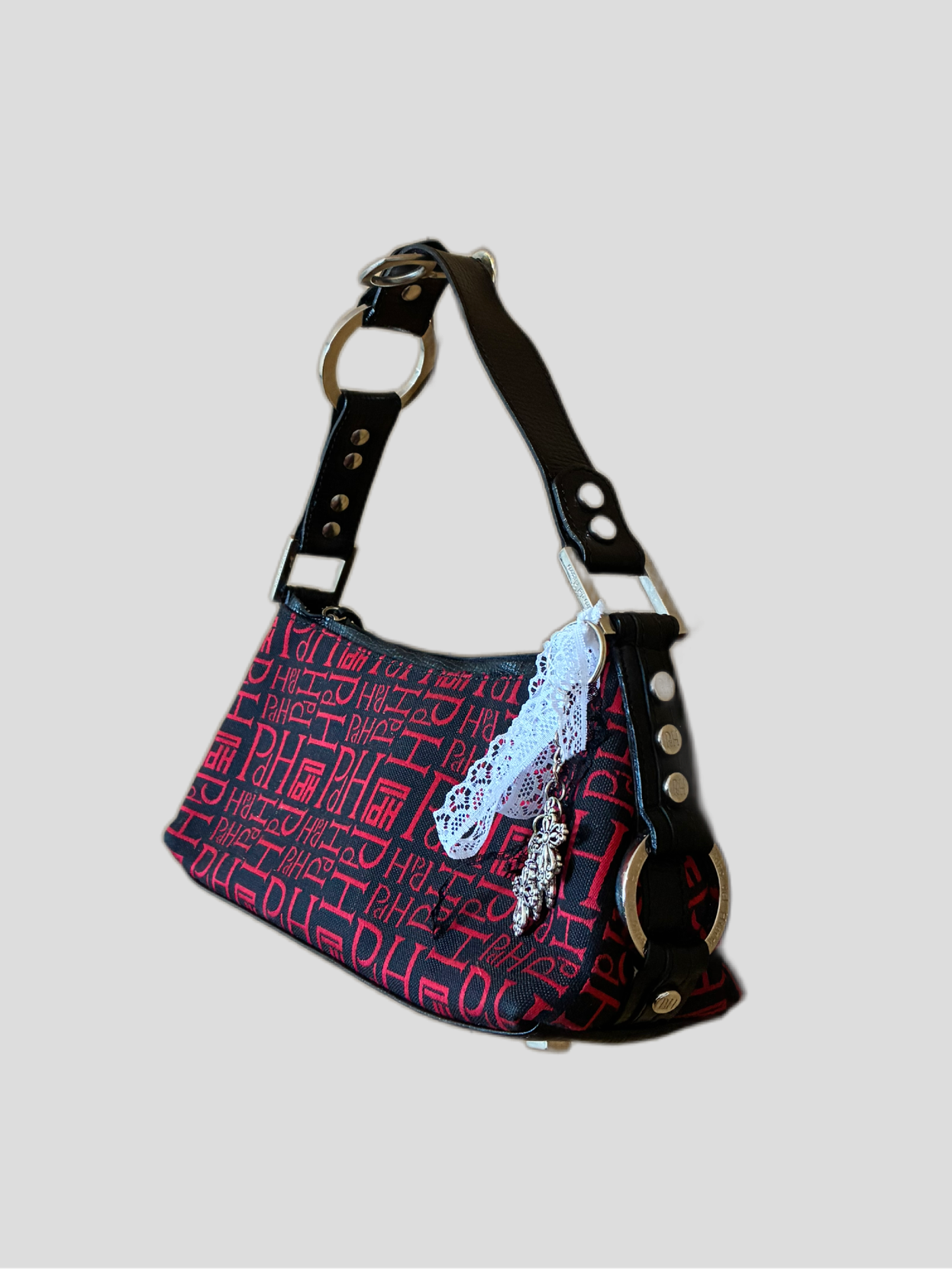 Bolso vintage Pedro del Hierro carmín Barrokha