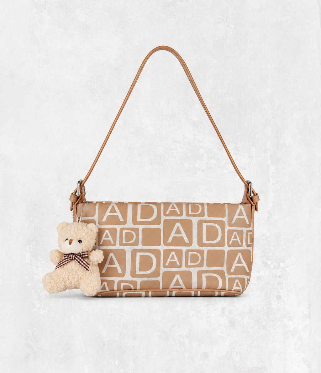 Camel cherry Adolfo Domínguez Barrokha vintage bag