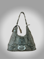 Bolso vintage David Jones hobo monogram Barrokha