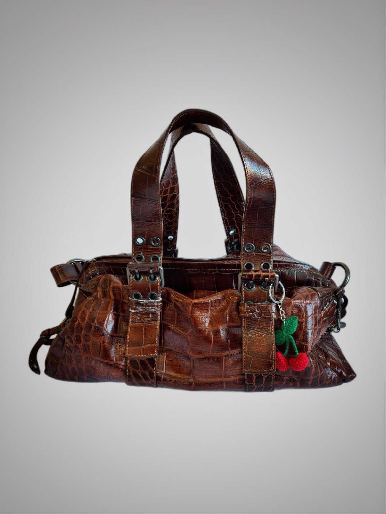 Bolso Francesco Biasia Croco Brown