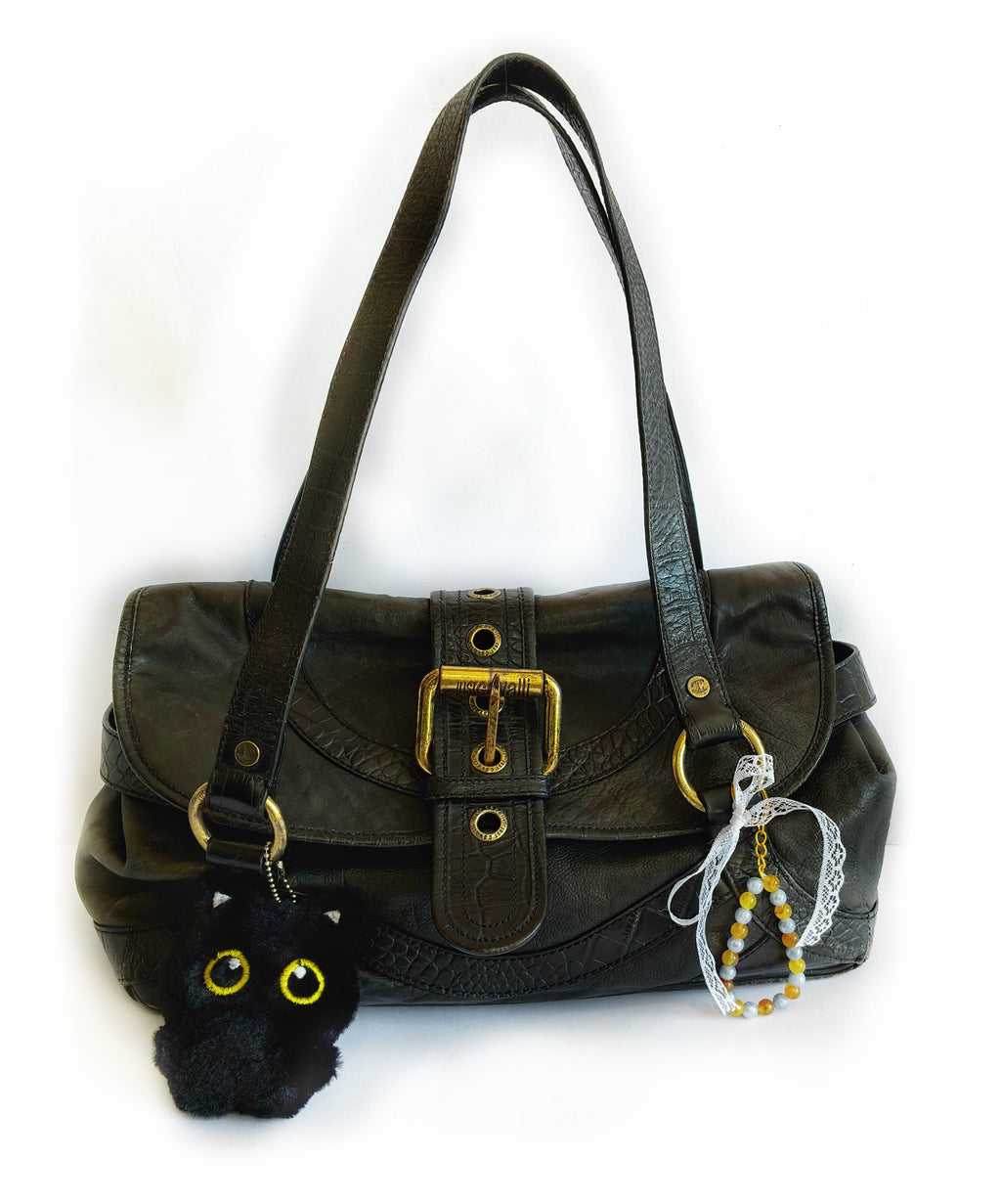 Bolso Just Cavalli cuero vintage Barrokha charms