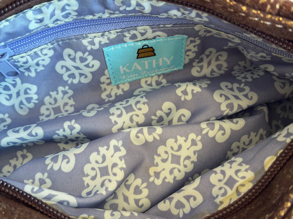 Bolso Kathy Van Zeeland brown details