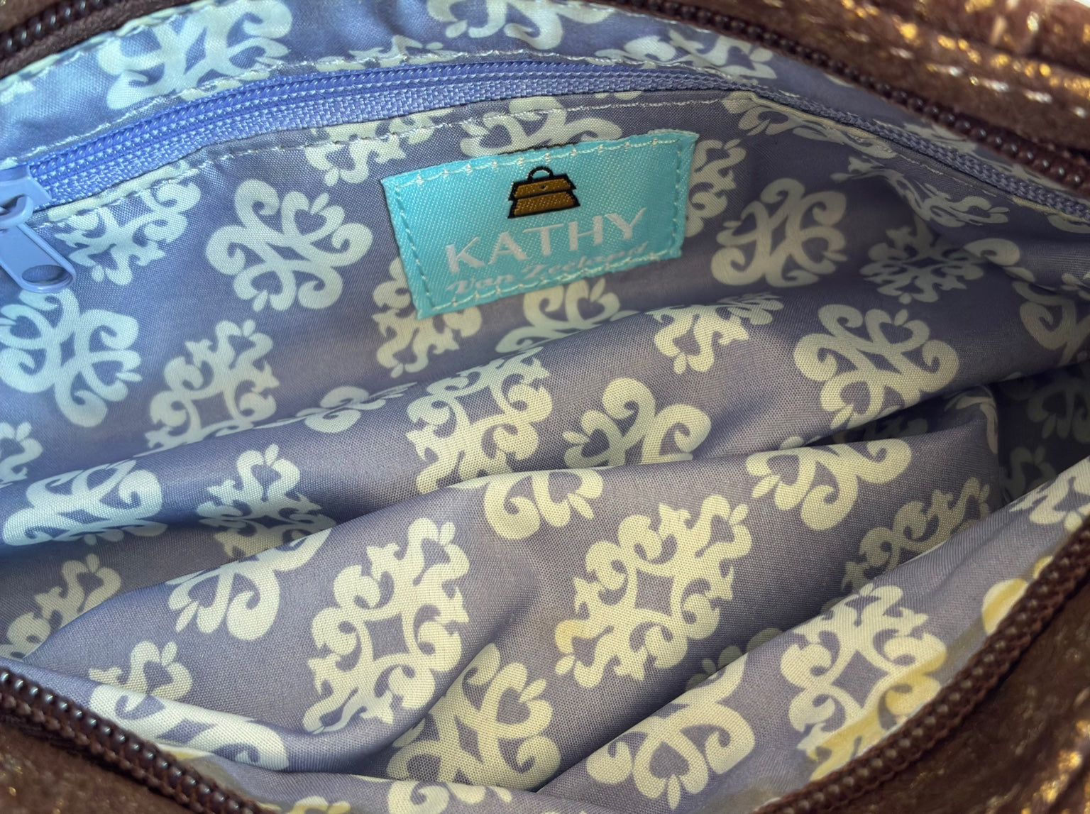 Bolso Kathy Van Zeeland brown details