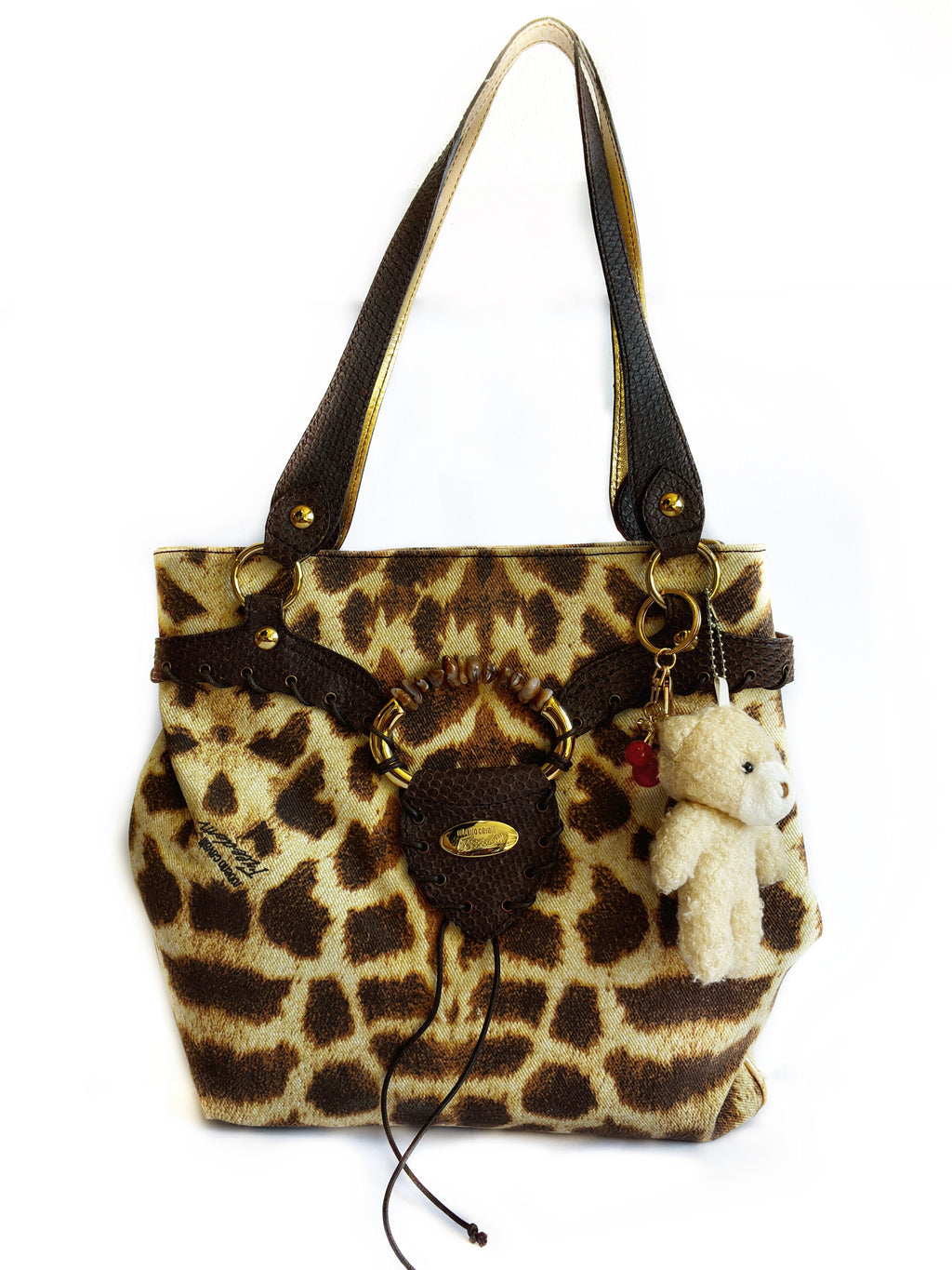 Bolso Roberto Cavalli vintage animal print Barrokha charms