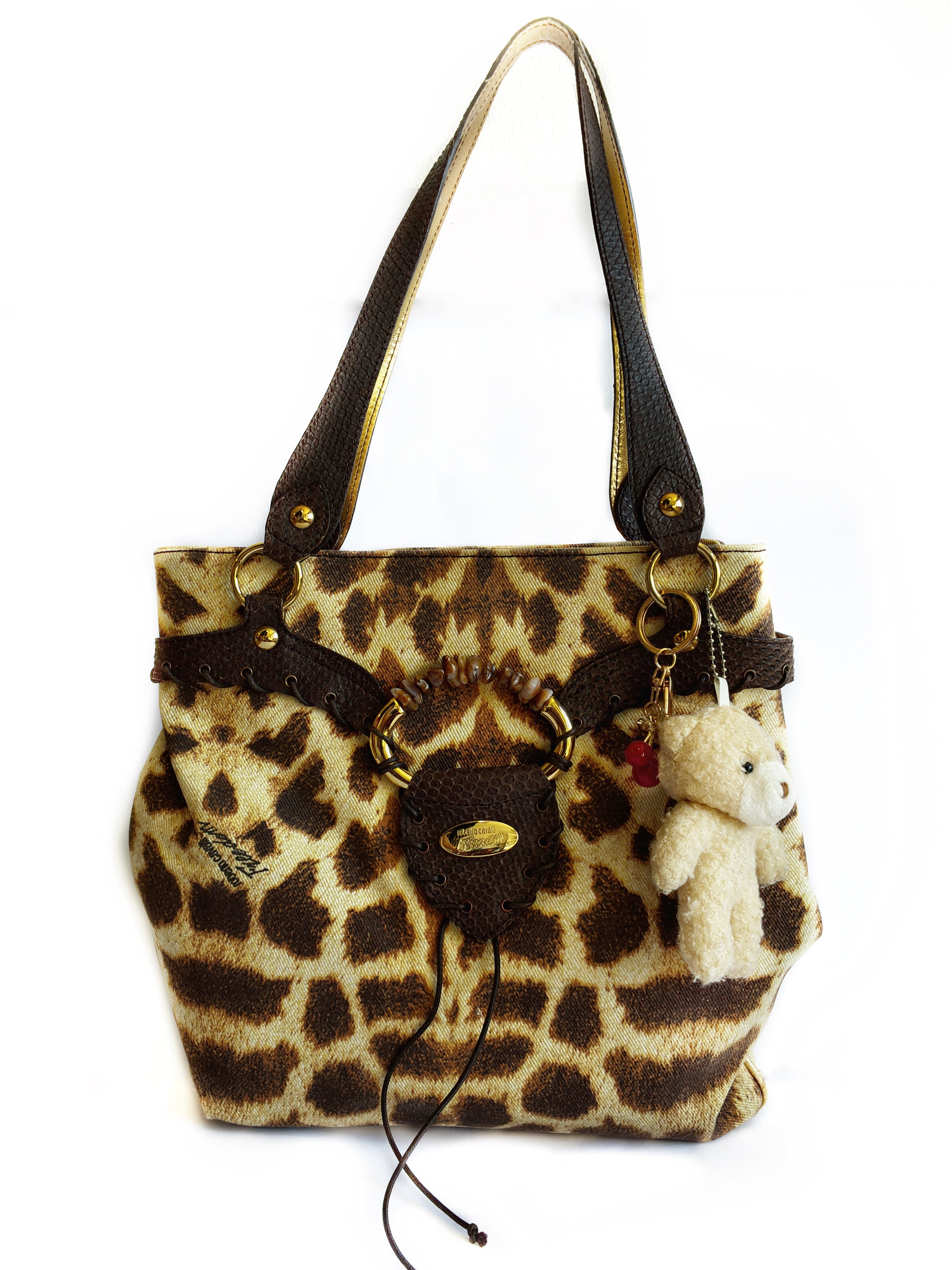Bolso Roberto Cavalli vintage animal print Barrokha charms