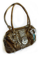 Bolso Vintage Kathy Barrokha marron charms