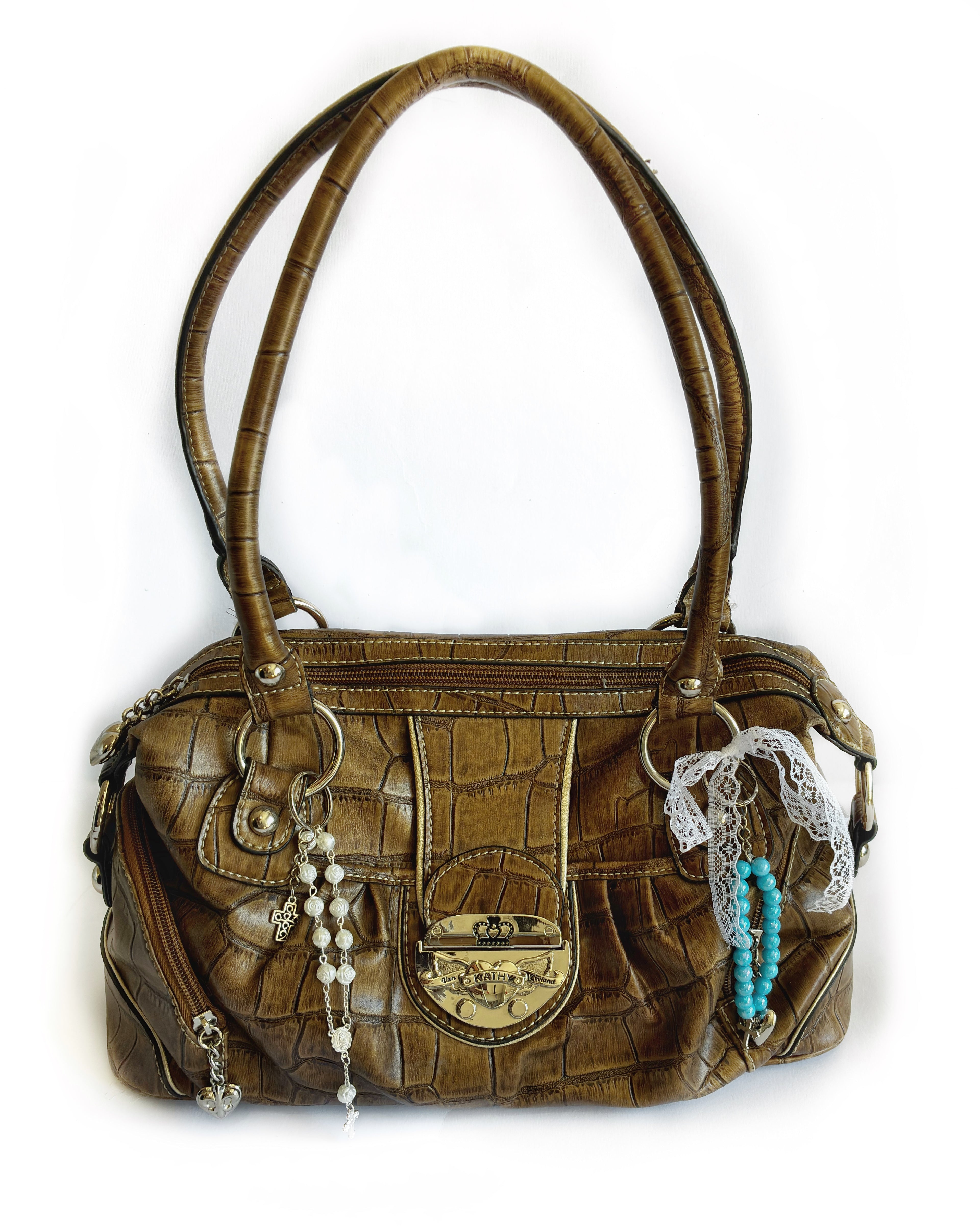 Bolso Vintage Kathy Barrokha marron