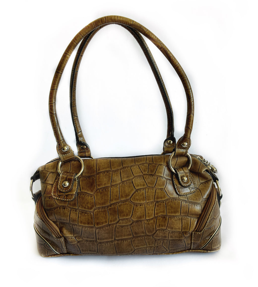 Bolso Vintage Kathy Barrokha marron  charms