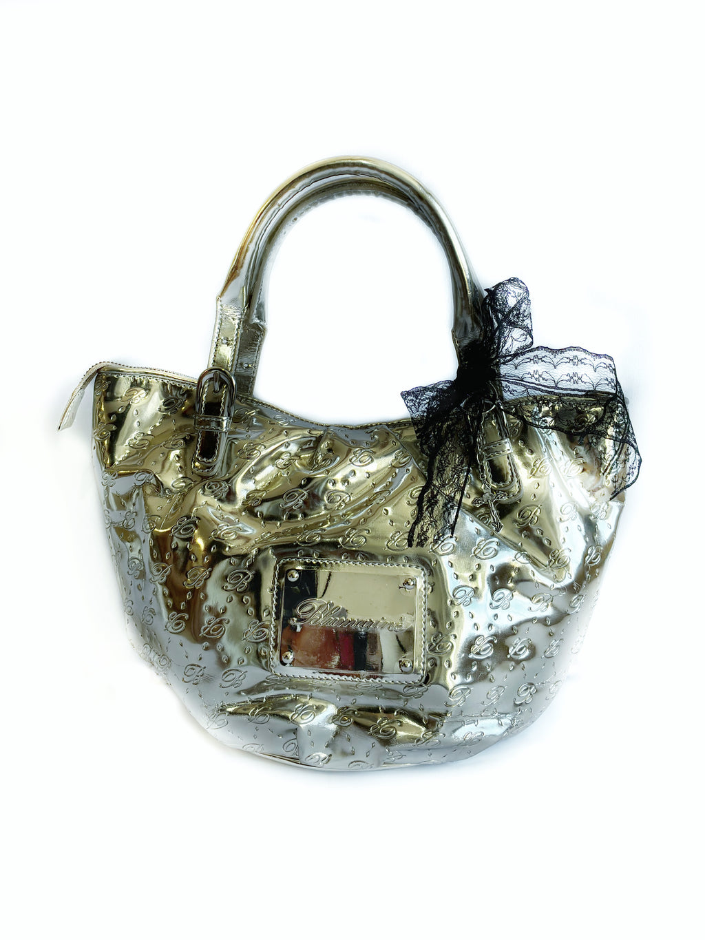 Bolso blumarine Barrokha vintage silver con charms
