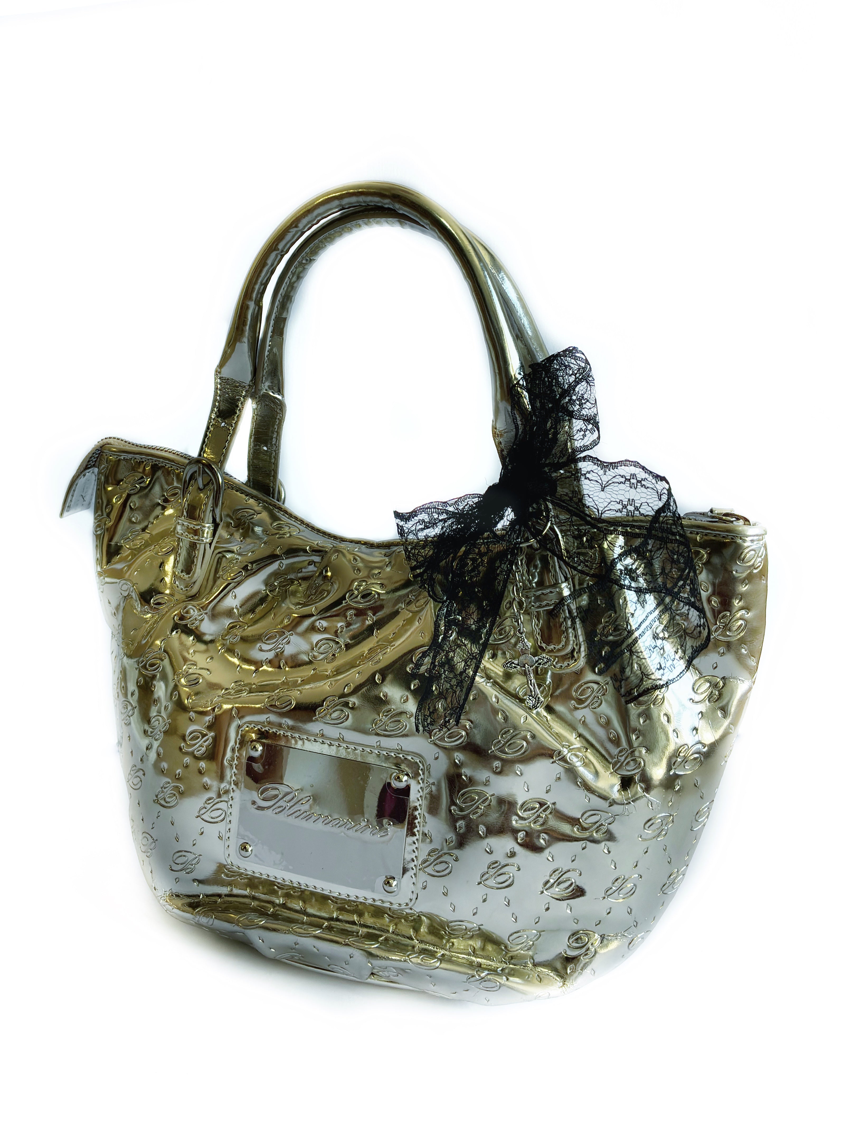 Bolso blumarine Barrokha vintage silver con charms