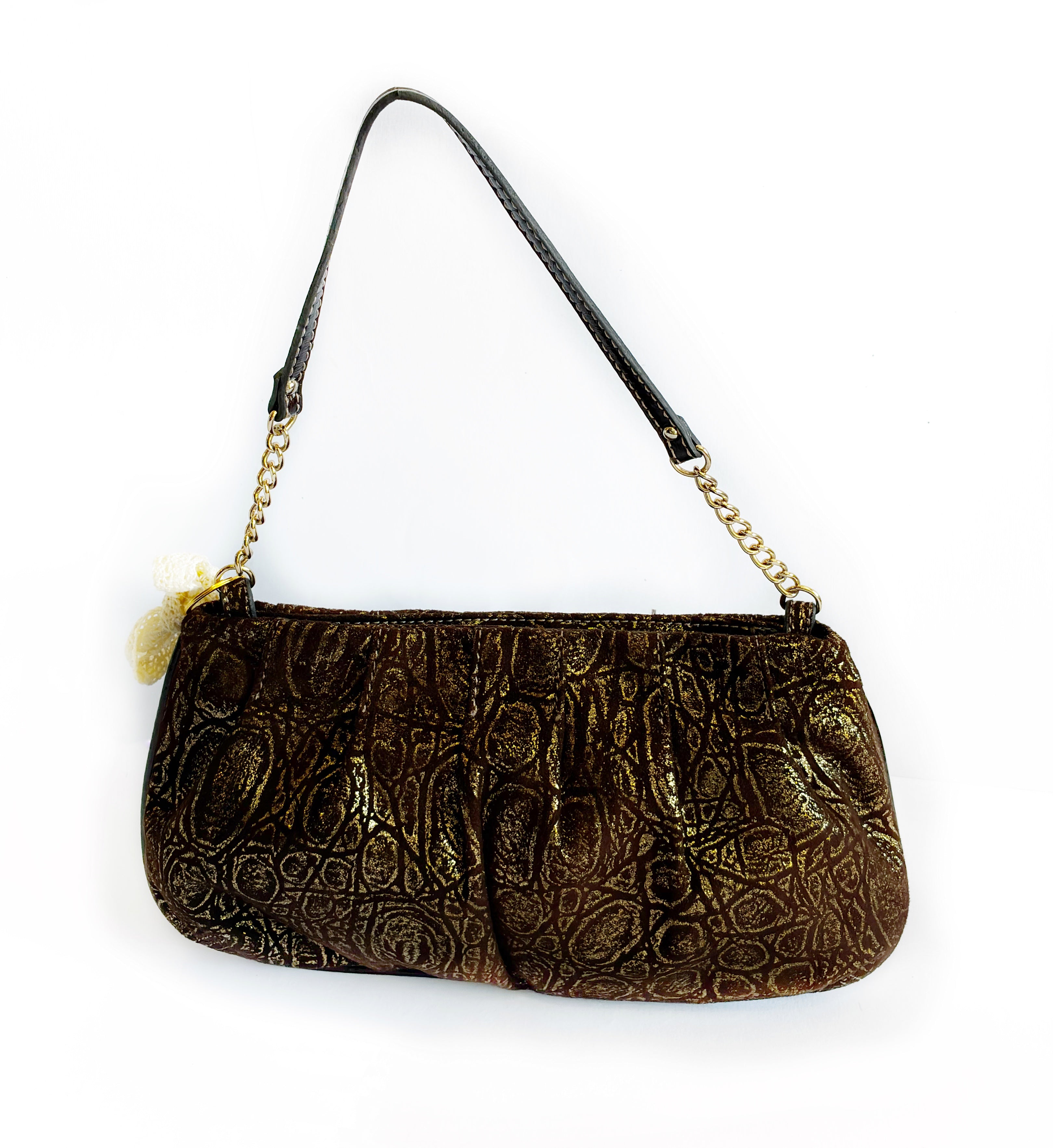 Bolso chocolate Kathy Van Zeeland Barrokha charm 
