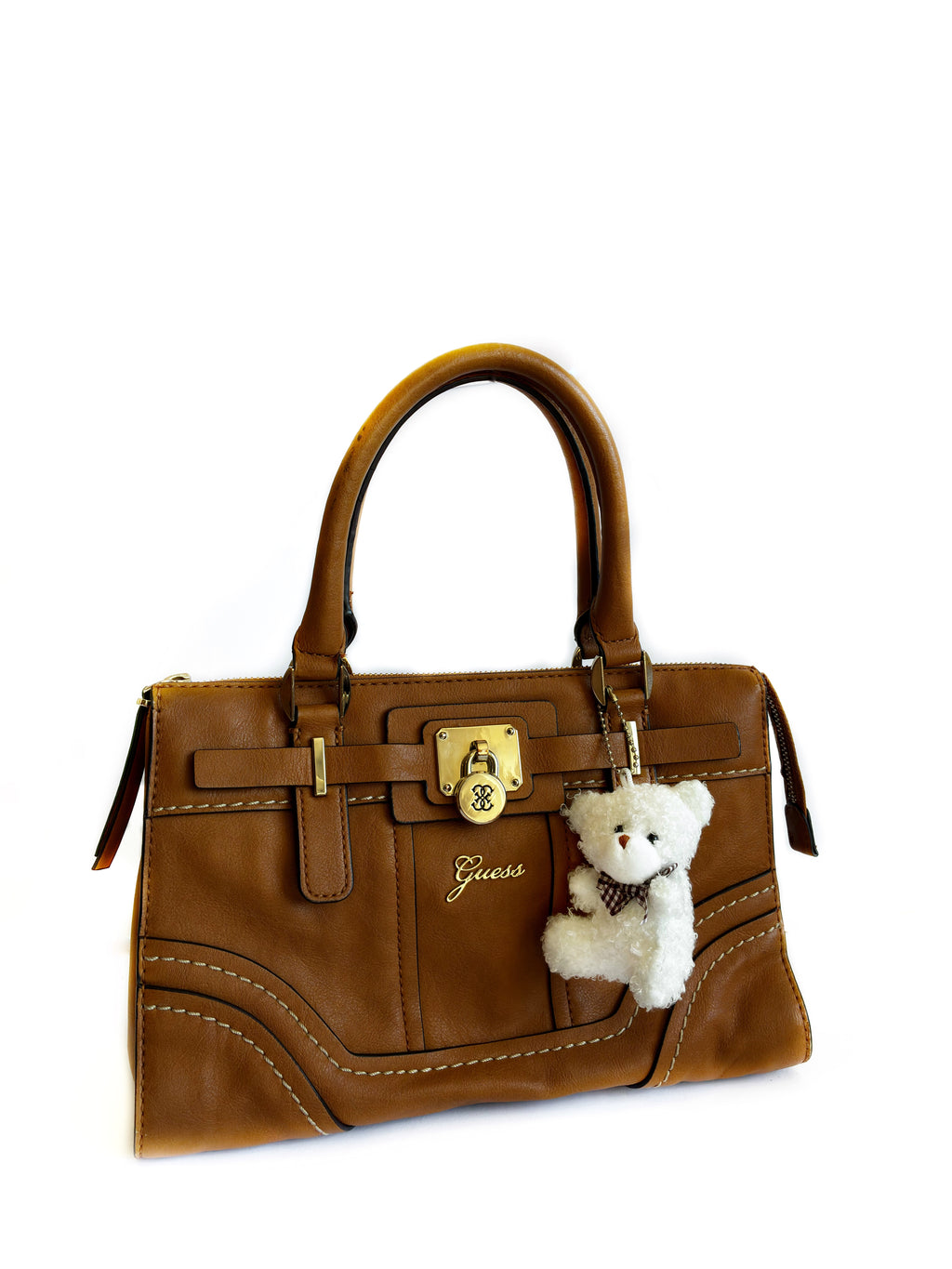 Bolso guess brown Barrokha teddy charm