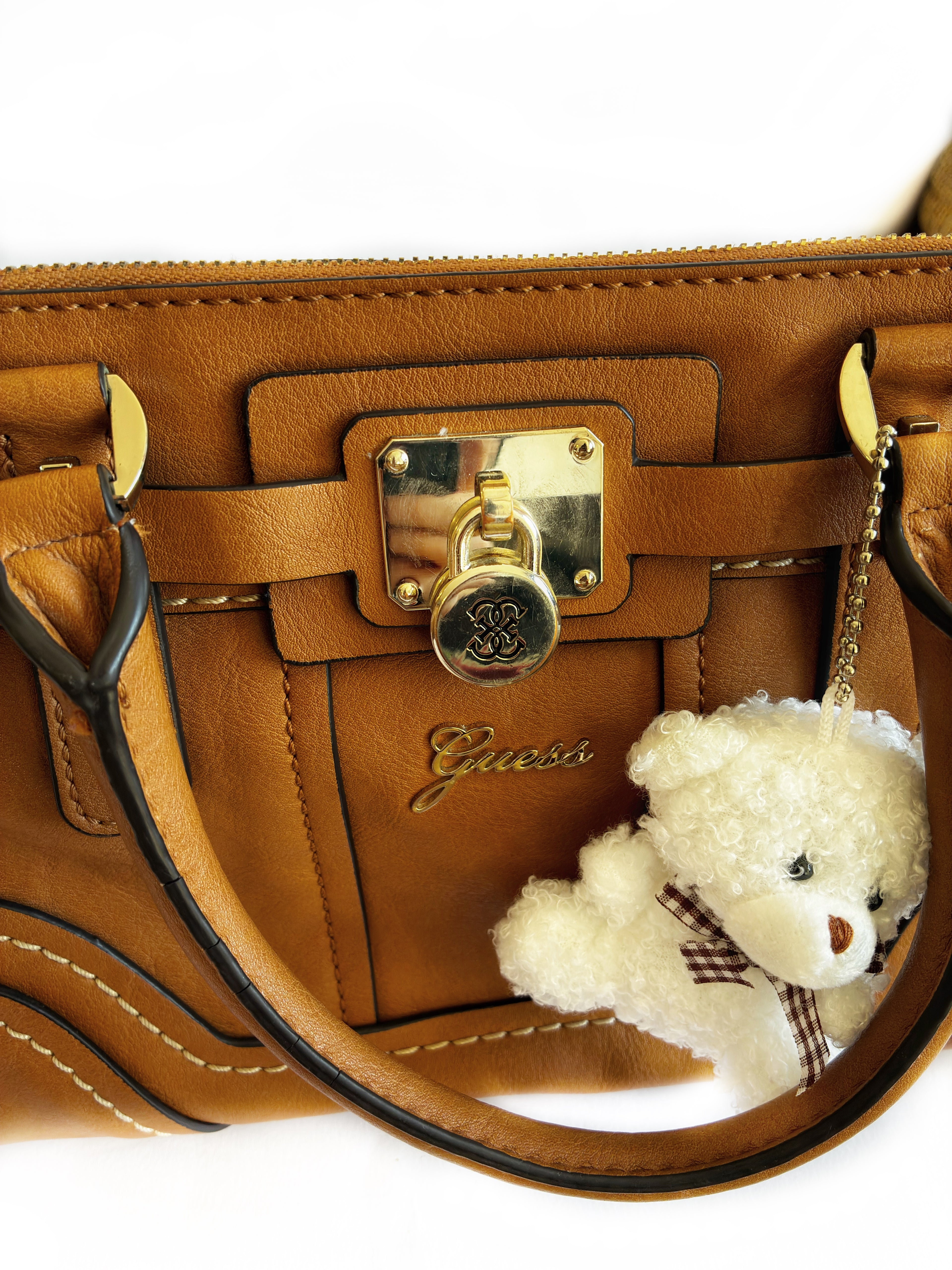 Bolso marron guess vintage Barrokha charms