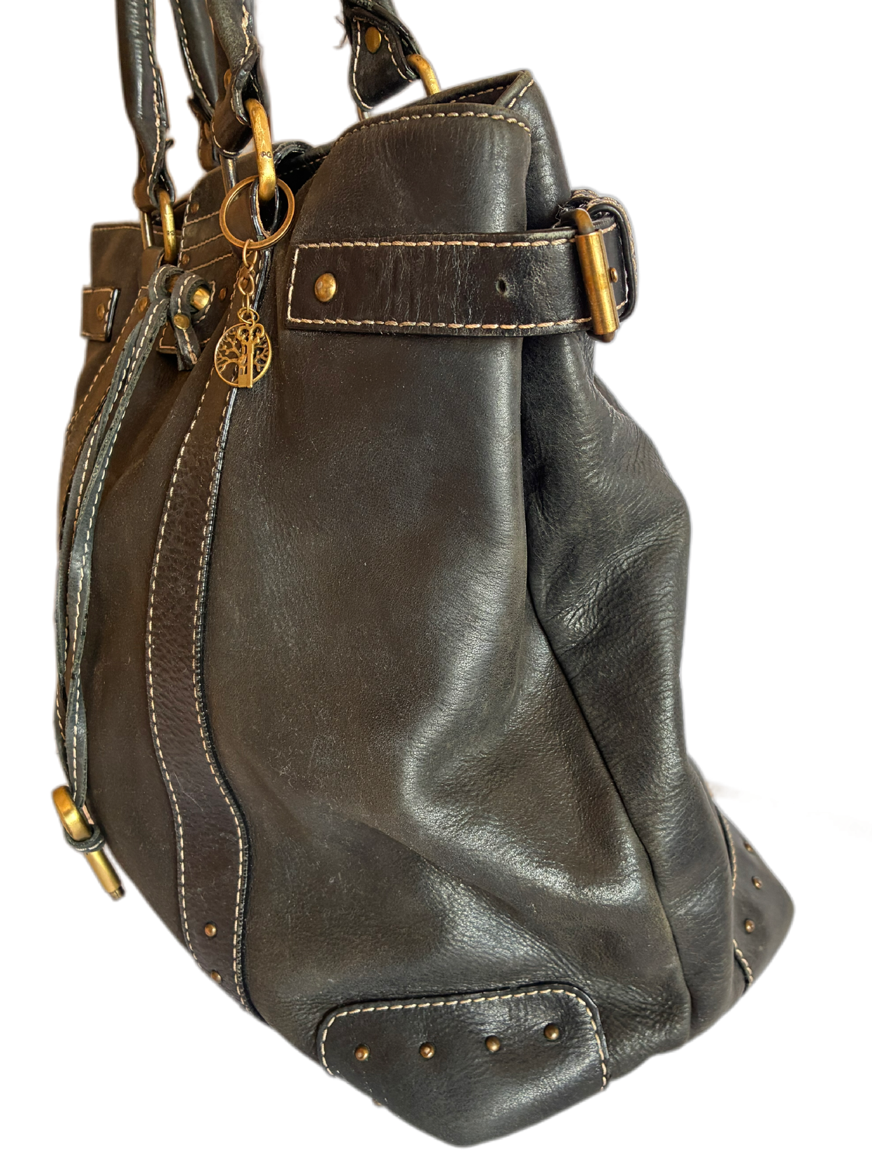 Bolso vintage piel Purificación García Barrokha