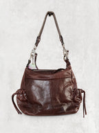 Francesco Biasia Barrokha chocolate vintage bag