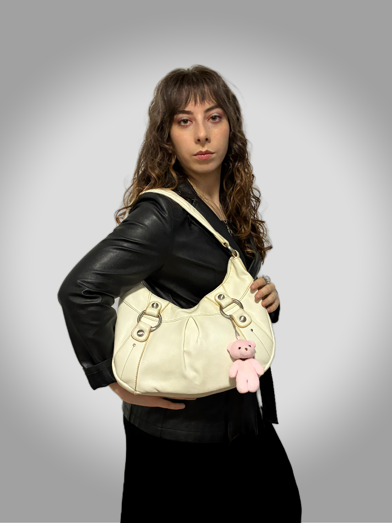 Vintage Nine West white Barrokha bag