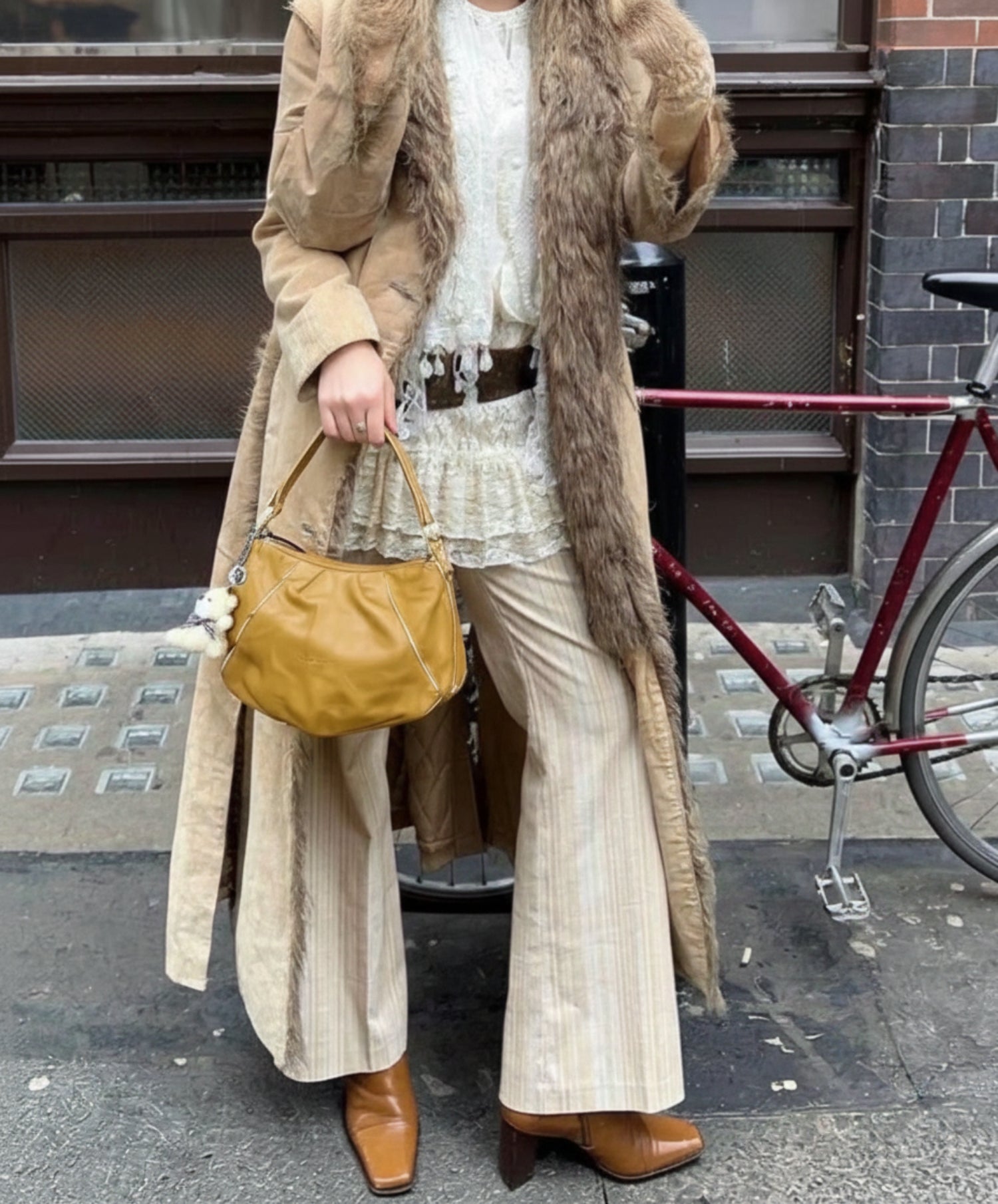 Vintage Blumarine boho Barrokha leather bag