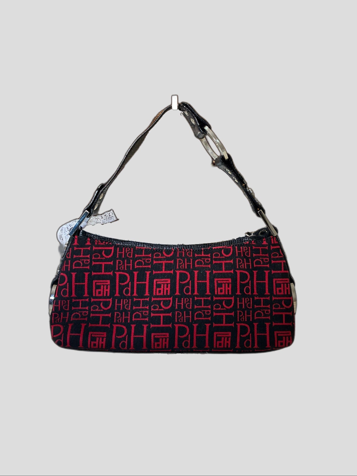 Vintage Pedro del Hierro Barrokha carmine handbag