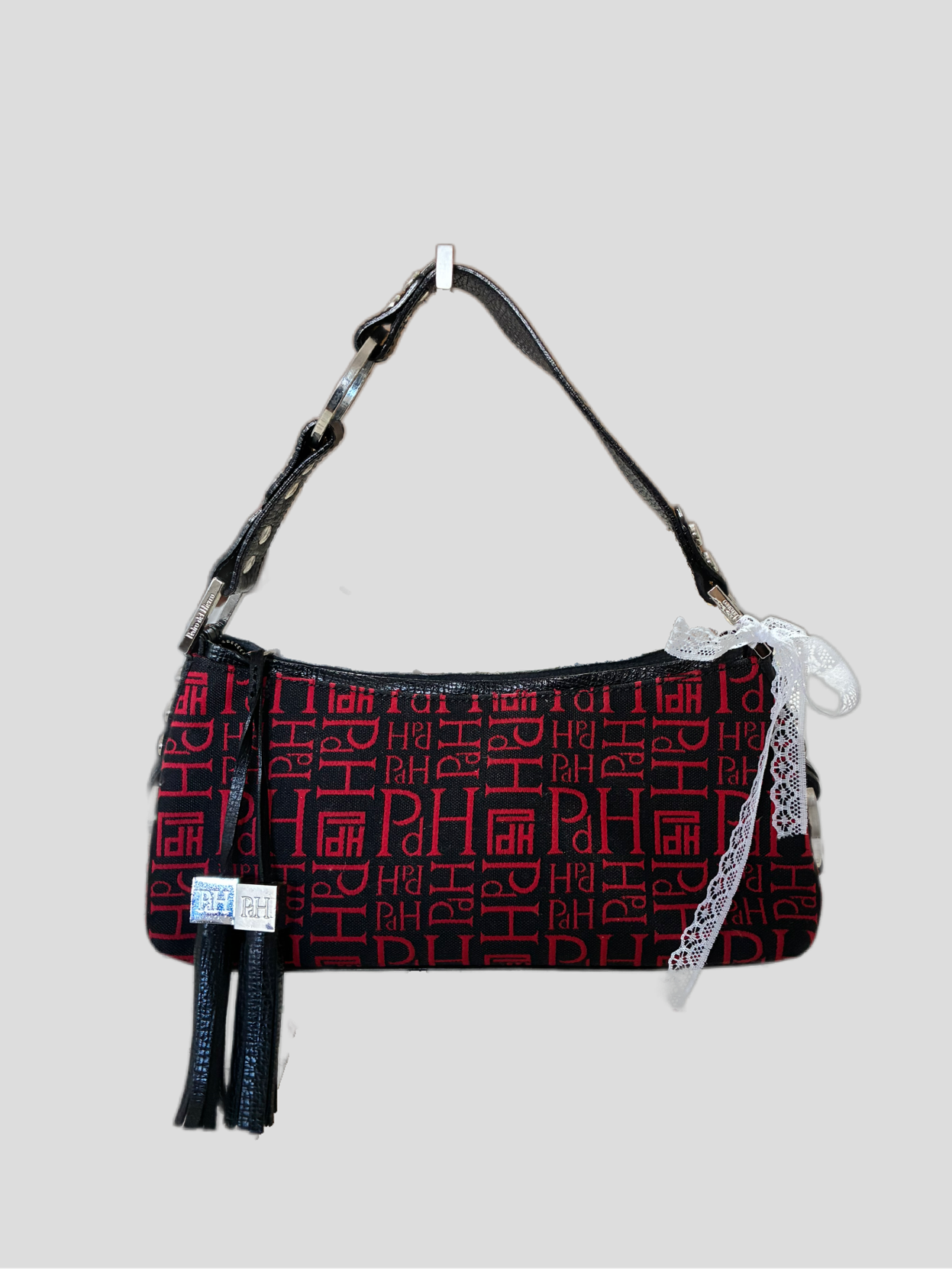 Vintage Pedro del Hierro Barrokha carmine handbag